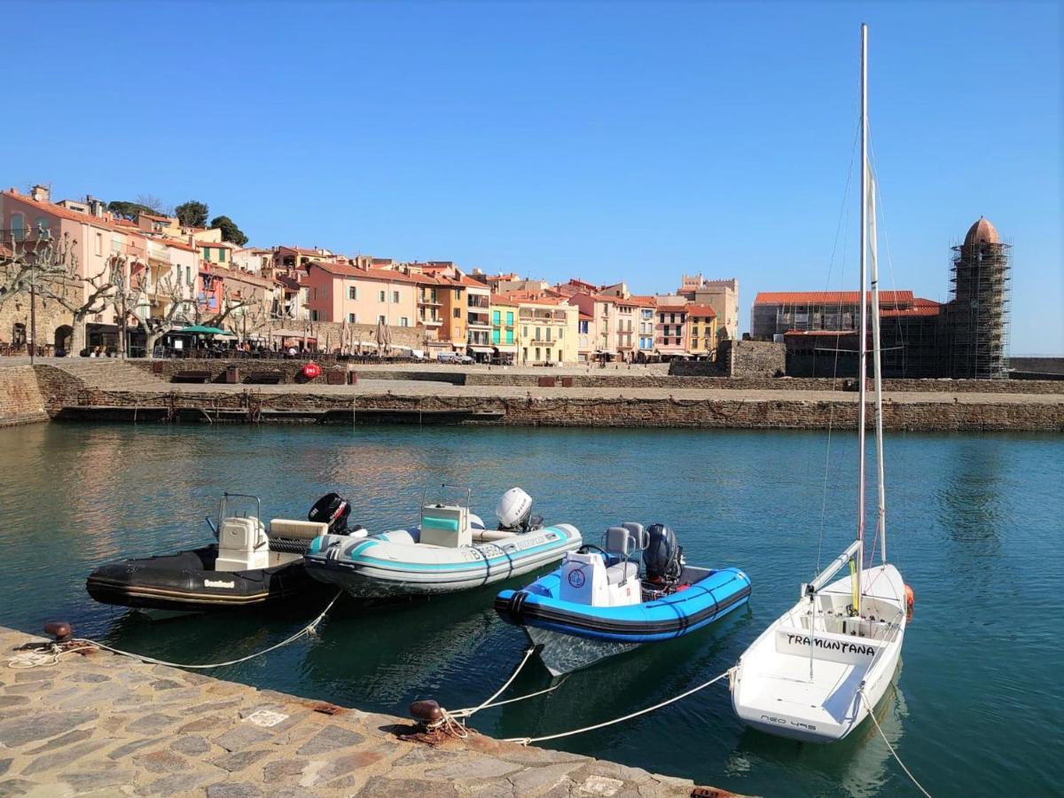 4Rb4 Appartement Type T2 Bord De Mer Acces Plage Direct كولِيورْ المظهر الخارجي الصورة